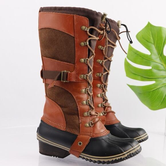 Sorel Conquest Carly II Boot Winter Boots Womens 5.5 - Picture 1 of 6